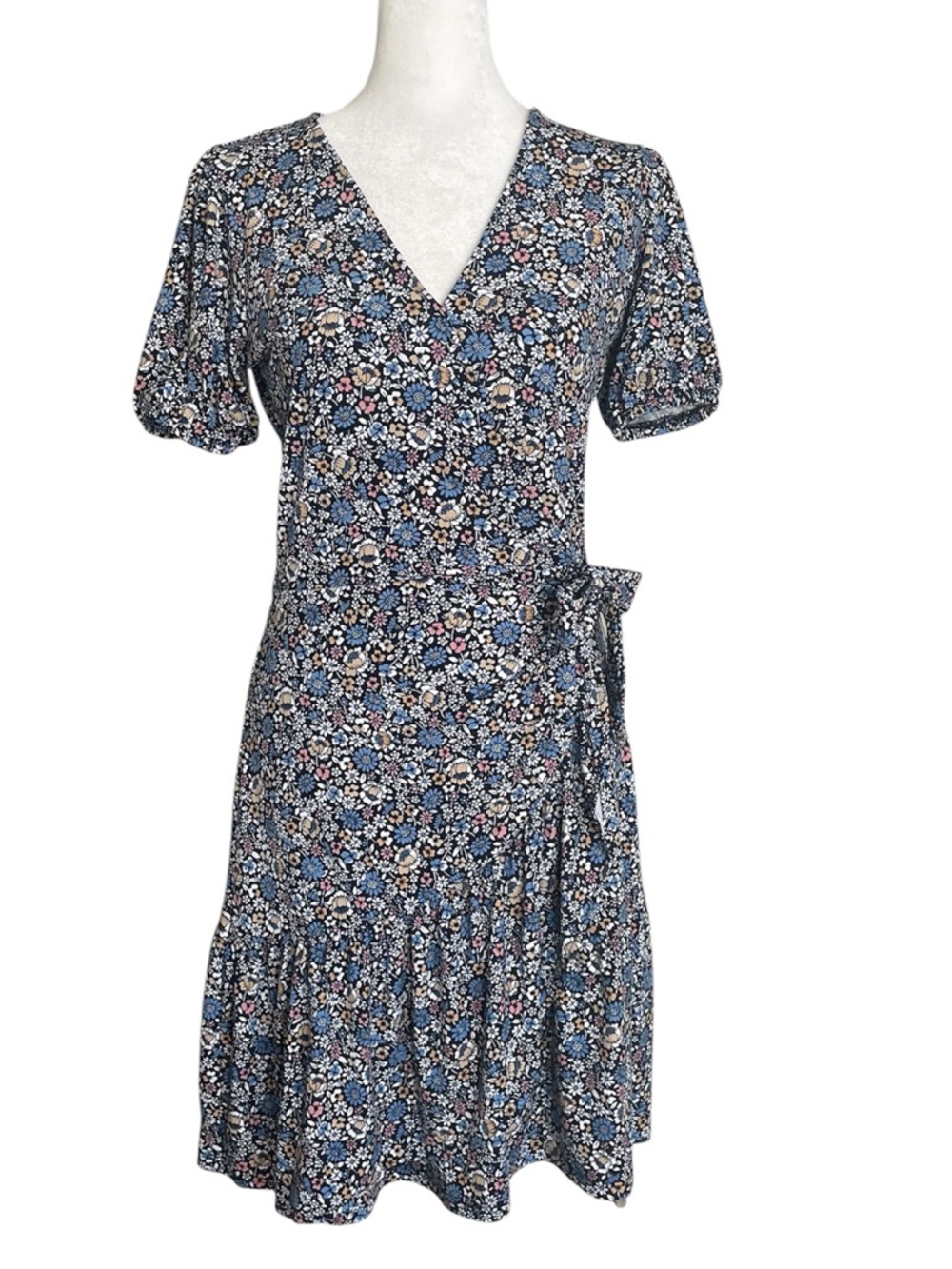 Michael Michael Kors Faux Wrap Mini Dress XS/S